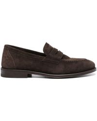 Henderson - Penny-slot Suede Loafers - Lyst
