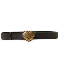 Twinset - Leather Belt With Heart - Lyst