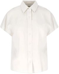 Calvin Klein - Linen-Blend Shirt - Lyst
