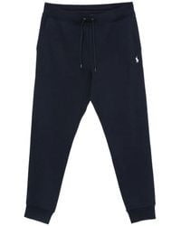 Polo Ralph Lauren - Drawstring-Waist Logo-Embroidered Track Pants - Lyst