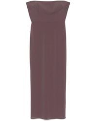 Alex Perry - Strapless Maxi-Jurk Van Crêpe - Lyst