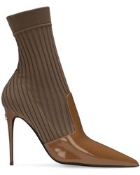 Dolce & Gabbana - Bottines À Bout Pointu 105 Mm - Lyst