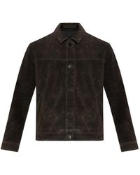 AllSaints - Nates Button-Up Jacket - Lyst