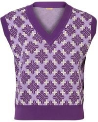 Dodo Bar Or - Patterned V-Neck Vest - Lyst