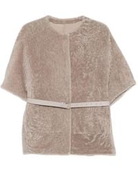 Manzoni 24 - Belted Short-Sleeve Jacket - Lyst