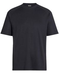 ZEGNA - High Performance Wool T-Shirt - Lyst
