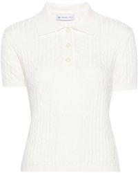Manuel Ritz - Cable-knit Polo Jumper - Lyst