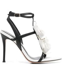 Twinset - 110Mm Floral-Appliqué Sandals - Lyst