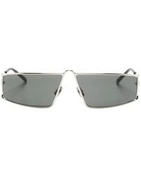 Saint Laurent - Sl 606 Rectangle-Frame Sunglasses - Lyst