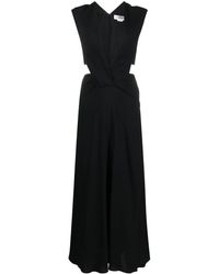 Victoria Beckham - Midi-jurk Met Uitgesneden Detail - Lyst