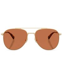 COACH - Pilot-Frame Sunglasses - Lyst