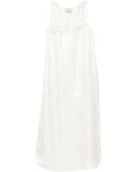 Loulou de Saison - Nada Side-Split Slip Midi Dress - Lyst
