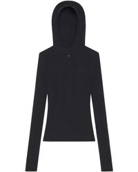 Courreges - Hooded Knitted Top - Lyst