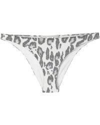 Stella McCartney - Leopard-Print Bikini Bottoms - Lyst