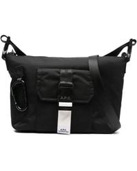 A.P.C. - Borsa A Spalla Con Stampa Logo - Lyst