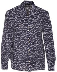 Liu Jo - All Over Logo-Print Shirt - Lyst