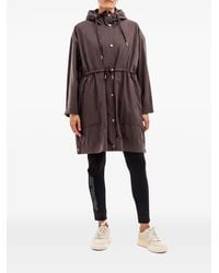 Moncler - Sainbel Jas Met Capuchon En Trekkoord - Lyst