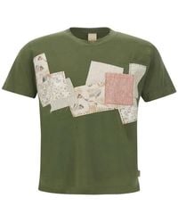 Bob - Barry Patchwork Chest-Pocket T-Shirt - Lyst