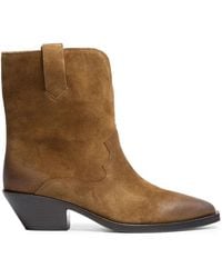 Ash - Botines Donovan De Piel Estilo Occidental - Lyst