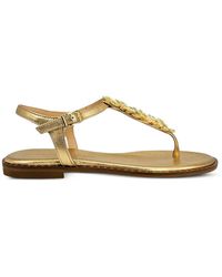 Madison Maison - Leaf-Embellished Sandals - Lyst