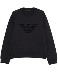 Emporio Armani - Jersey Con Logo Estampado - Lyst