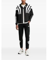 adidas - Veste De Sport Adizero Zippée À Rayures - Lyst