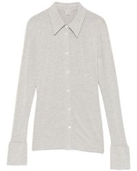 TOTEME - Fitted Jersey Shirt - Lyst