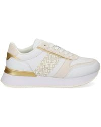 Tommy Hilfiger - Logo-Print Sneakers - Lyst