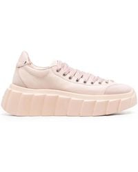 Agl Attilio Giusti Leombruni - Blondie Ties Leather Sneakers - Lyst