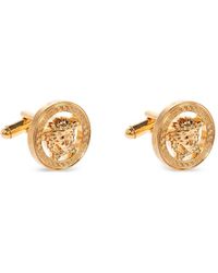 Versace - Medusa Head-Motif Round-Shape Cufflinks - Lyst