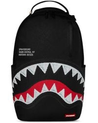 Sprayground - Shark Central Faux Embroidery-Effect Backpack - Lyst