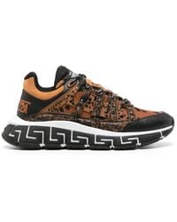 Versace - Baskets Trigreca En Cuir - Lyst