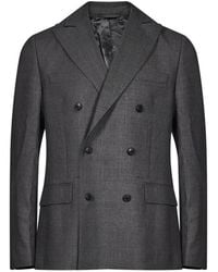 Another Aspect - Double-Breasted Peak-Lapel Jacket - Lyst