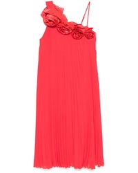 Karl Lagerfeld - Karl Studio Pleated Dress - Lyst