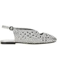 Hereu - Woven Strap Ballet Flats - Lyst