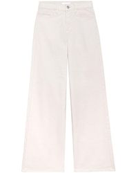 FRAME - Le Slim Palazzo Trousers - Lyst