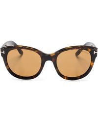 Tom Ford - Tamara Oversize-Frame Sunglasses - Lyst