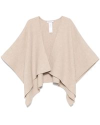 Max Mara - Poncho mit asymmetrischem Saum - Lyst