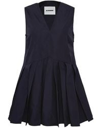 Jil Sander - Blouse Met V-Hals - Lyst