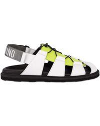 Moschino - Cut-Out Strap Sandals - Lyst