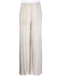 Missoni - Sequin-embellished Wide-leg Trousers - Lyst