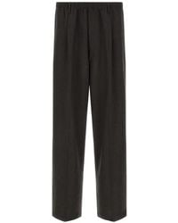 Cellar Door - Ezio Pleated Straight-Leg Trousers - Lyst