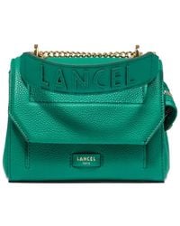 Lancel - Small Ninon Flap Leather Bag - Lyst