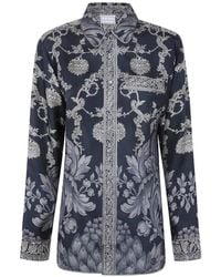 Pierre Louis Mascia - Floral-Print Silk Shirt - Lyst