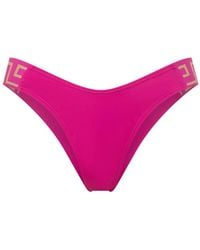Versace - Bas De Bikini À Bandes Greca - Lyst