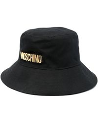 Moschino - Logo-Lettering Cotton Bucket Hat - Lyst