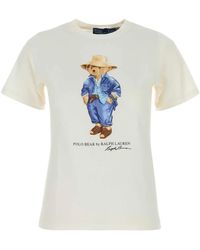 Polo Ralph Lauren - T-Shirt À Motif Polo Bear - Lyst