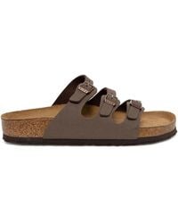 Birkenstock - Florida Triple-Strap Slide Sandals - Lyst