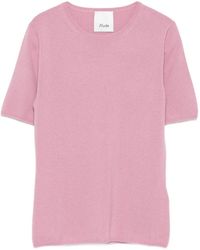 Allude - クルーネック カシミアトップ - Lyst