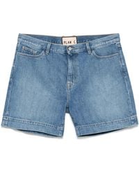 Plan C - Shorts Denim - Lyst
